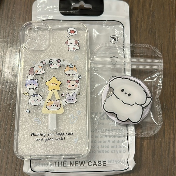 iPhone 11 case brand new with pop socket - Picture 1 of 2